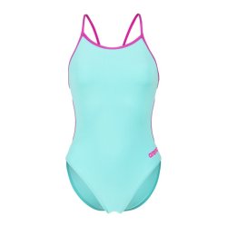 Arena - Women's Swimsuit Lace Back (Water-Very Fuchsia) 