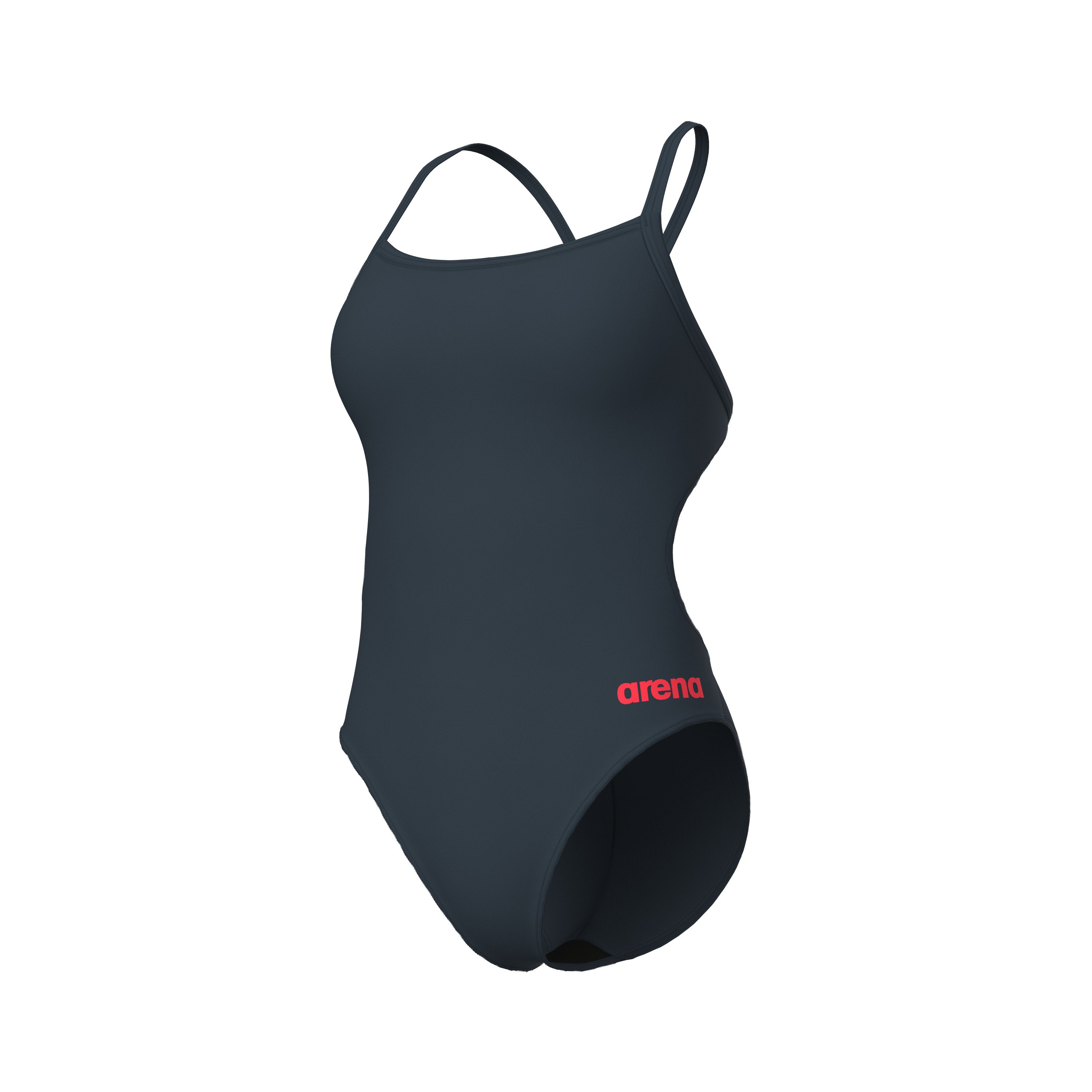 Arena - Woman's Team Swimsuit Challenge Solid Asphalt-Bright Coral