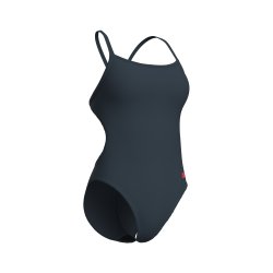 Arena - Woman's Team Swimsuit Challenge Solid Asphalt-Bright Coral