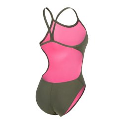 Arena -Women's swimsuit Challenge Solid (Gr�n/pink) 