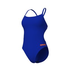 Arena - Women's Swimsuit Challenge Solid (Blue/Orange) 
