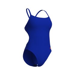Arena - Women's Swimsuit Challenge Solid (Blue/Orange) 