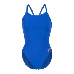 Arena - Women's Swimsuit Challenge Solid (Blue/Orange) 