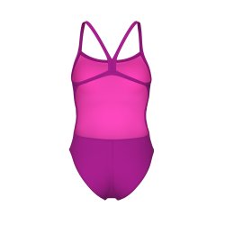 Arena - Women's Swimsuit Challenge (very Fuchsia - Team Green) 