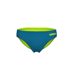 Arena - Men's Team Swim Briefs Solid (Blue Cosmo-Artic Lime)