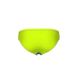 Arena - Men's Team Swim Briefs Solid (Blue Cosmo-Artic Lime)