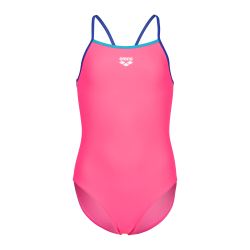 Arena - Girl's Swimsuit Light Drop (Shocking Pink/Neon Blue/Blue)