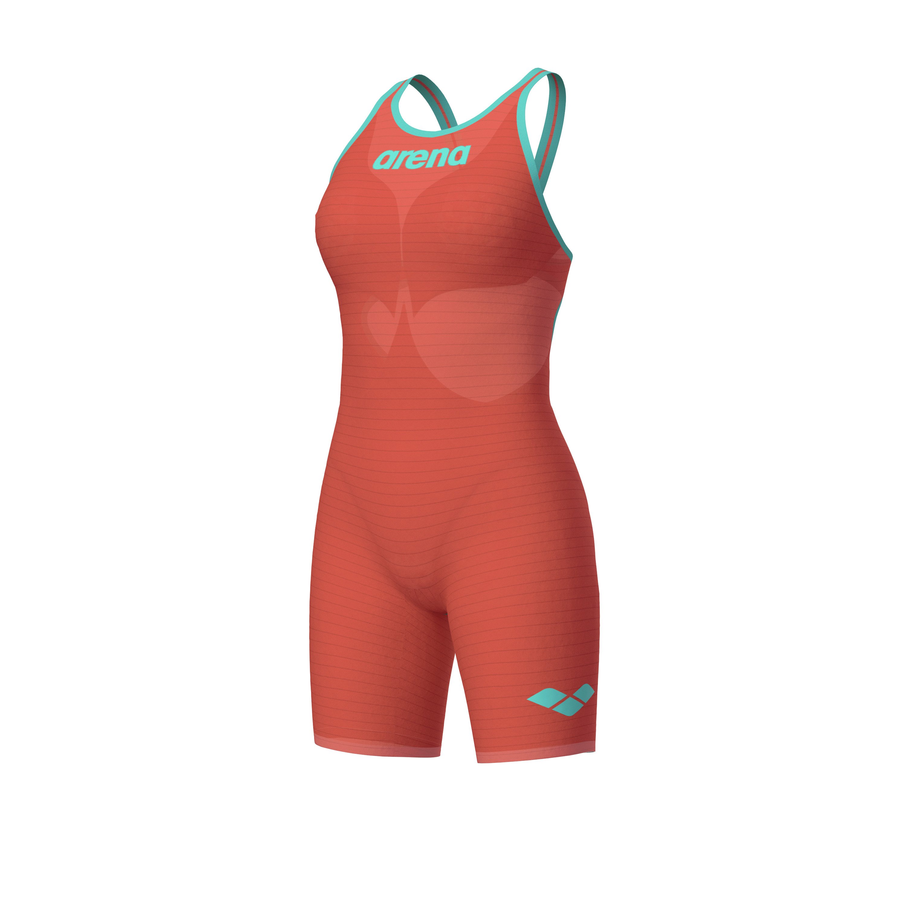 Arena - Powerskin Carbon Air2 Open Back Sunset Coral
