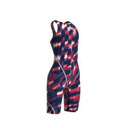 Arena - Powerskin ST NEXT LE Aqua Gleam Openback JR (Red/White/Blue) 