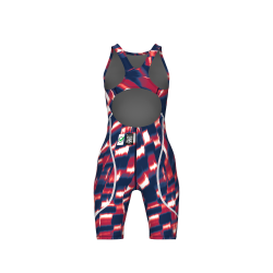 Arena - Powerskin ST NEXT LE Aqua Gleam Openback JR (Red/White/Blue) 
