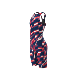 Arena - Powerskin ST NEXT LE Aqua Gleam Openback JR (Red/White/Blue) 