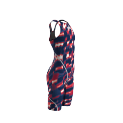 Arena - Powerskin ST NEXT LE Aqua Gleam Openback JR (Red/White/Blue) 