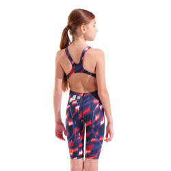 Arena - Powerskin ST NEXT LE Aqua Gleam Openback JR (Red/White/Blue) 