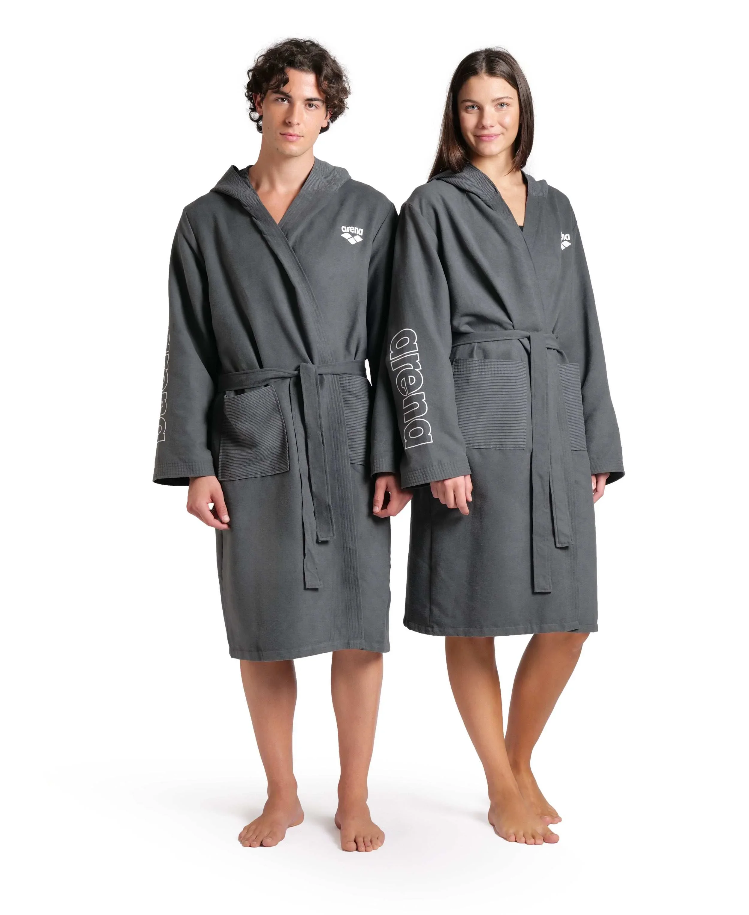 Arena - Zeal Robe (Asphalt/White) 