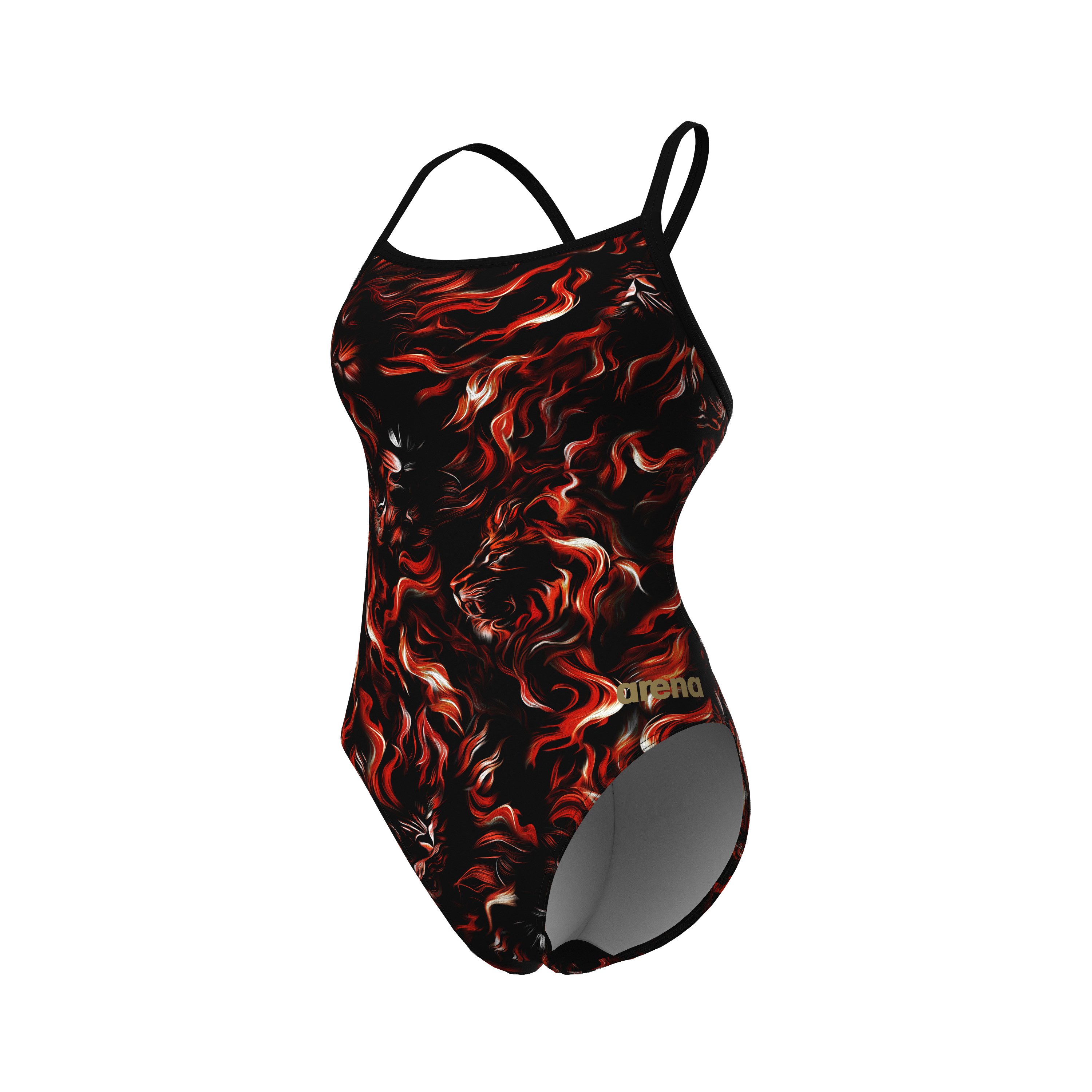 Arena - Womens Graphic Swimsuit Challenge back Indomitus Capsule 