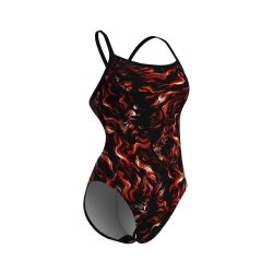 Arena - Womens Graphic Swimsuit Challenge back Indomitus Capsule