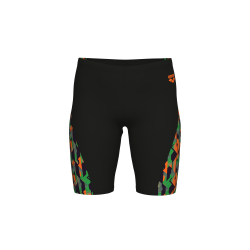 Arena - Boy's Print Swim Jammer (Black/Multi)