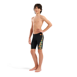 Arena - Boy's Print Swim Jammer (Black/Multi)