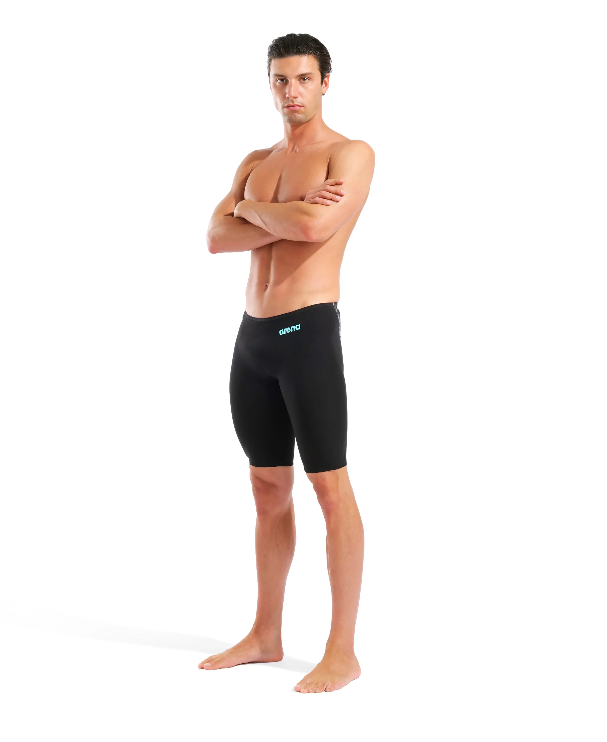 Arena - Powerskin Veloce Jammer (Black-Teal)