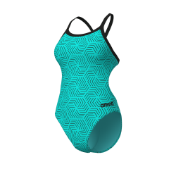 Arena - Women's Allover Challenge back (Water Maze) 