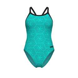 Arena - Women's Allover Challenge back (Water Maze) 