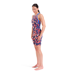 Arena - powerskin Carbon Air3 LE Aqua Gleam Openback (Red/White/Blue) 