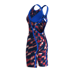 Arena - powerskin Carbon Air3 LE Aqua Gleam Openback (Red/White/Blue) 