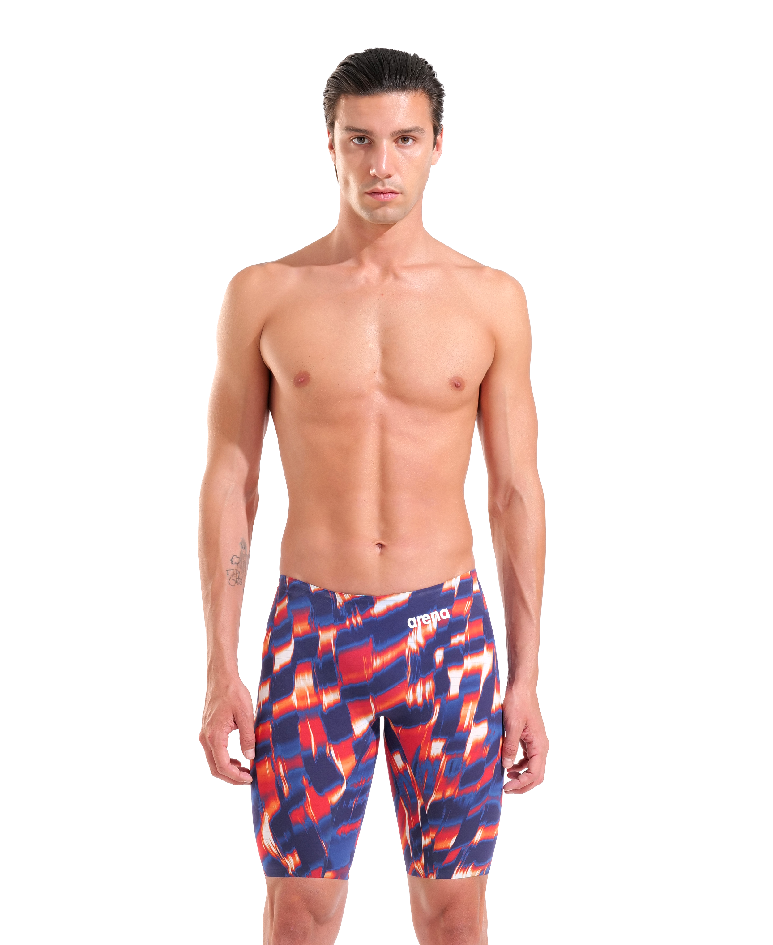 Arena - Powerskin Carbon Air3 LE Aqua Gleam Jammer (Red/White/Blue)