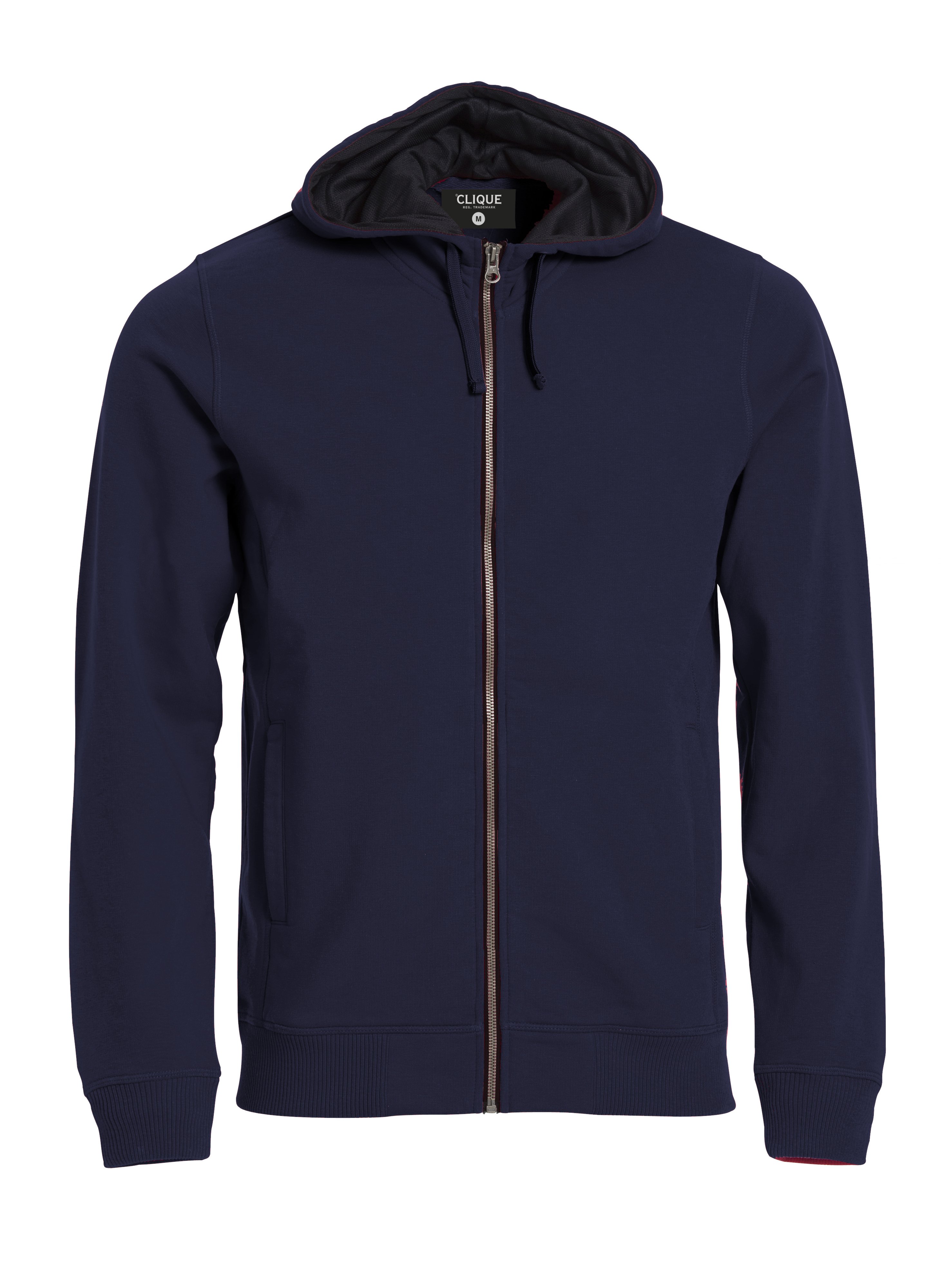 Clique - Classic Hoody FZ Herre (Navy) 