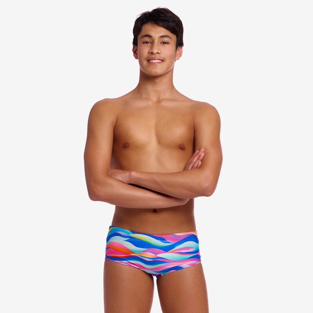 Funky Trunks - Boy's Sidewinder trunks Royal Wave 