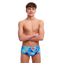 Funky Trunks - Boy's Sidewinder Trunks Lotsa Leaves