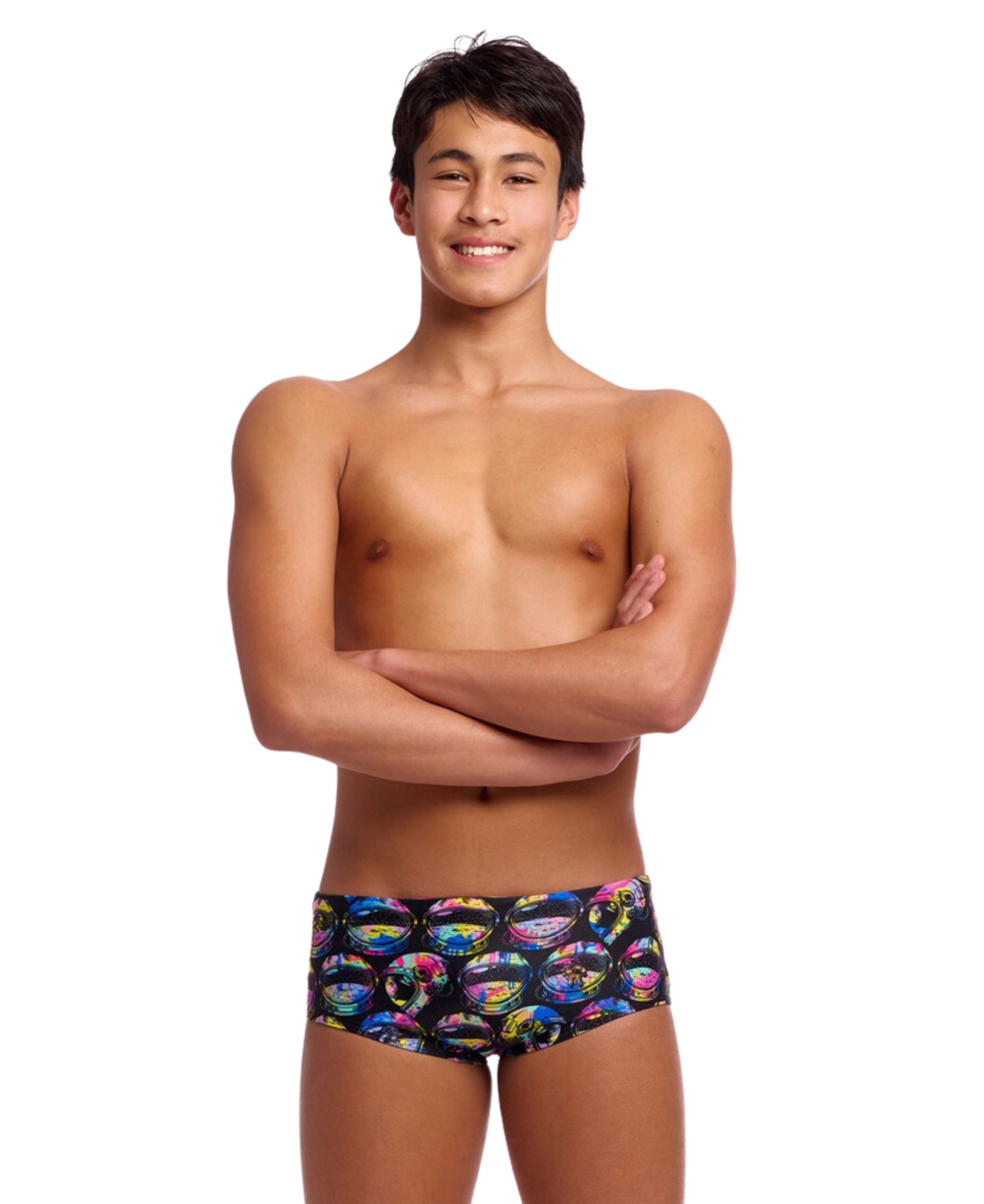 Funky Trunks - Boy's Sidewinder Trunks Ham Bam Maam