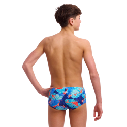 Funky Trunks - Boy's Sidewinder Trunks Lotsa Leaves