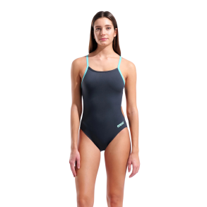Arena -Women's swimsuit Challenge Solid (Asphalt Water) 