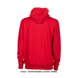 Arena - TEAM HOODED JACKET PANEL (BOMULD) RED