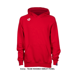 Arena - TEAM HOODED SWEAT PANEL (BOMULD) RED