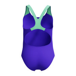 Speedo - Girls Placement Splashback Swimsuit Blue/Purple