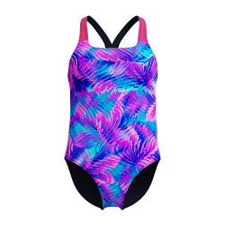 Speedo - Girls's Print Powerback One Piece