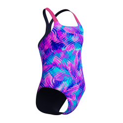Speedo - Girls's Print Powerback One Piece