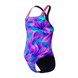 Speedo - Girls's Print Powerback One Piece