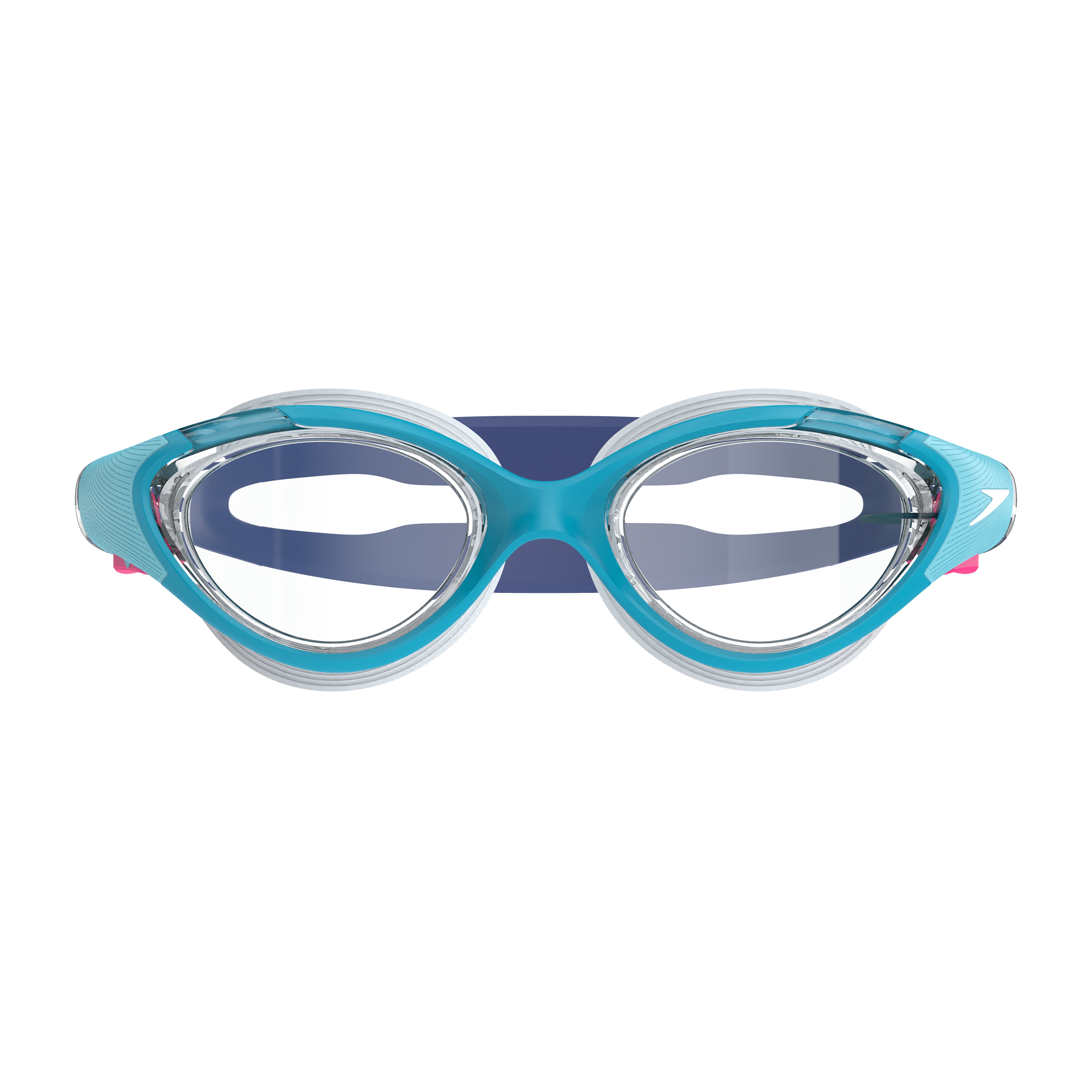 Speedo - Women's Biofuse 2.0  (Blue - Clear) 