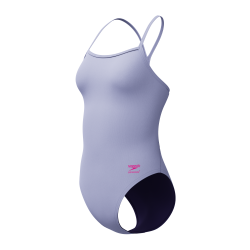 Speedo - Women's Solid V-Back 2.0 (Bright Lavender) 