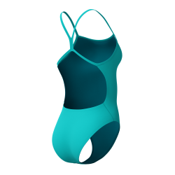 Speedo - Women's Solid V-Back 2.0 (Aqua Breeze) 