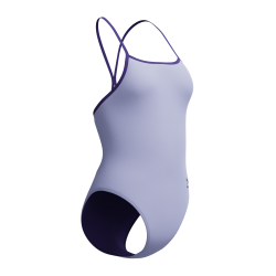 Speedo - Women's Fl Solid Turnback (Bright Lavender) 