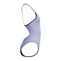 Speedo - Women's Fl Solid Turnback (Bright Lavender) 