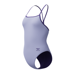 Speedo - Women's Fl Solid Turnback (Bright Lavender) 