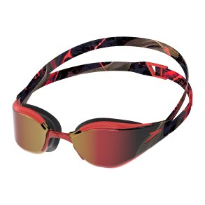 Speedo - Fastskin Hyper Elite Mirrored (Sort/r�d)