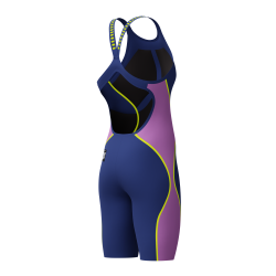 Speedo - Fastskin LZR Pure Intent 2.0 Openback (Nobel Navy-Jelly-Hyper Yellow)