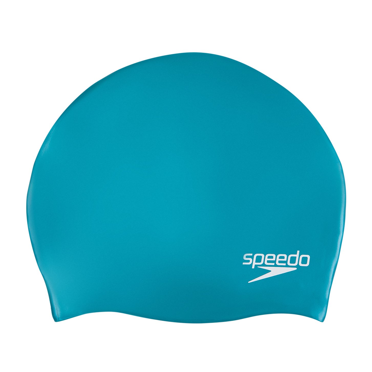Speedo Junior Plain Moulded Silicon Cap (petroleum gr�n)
