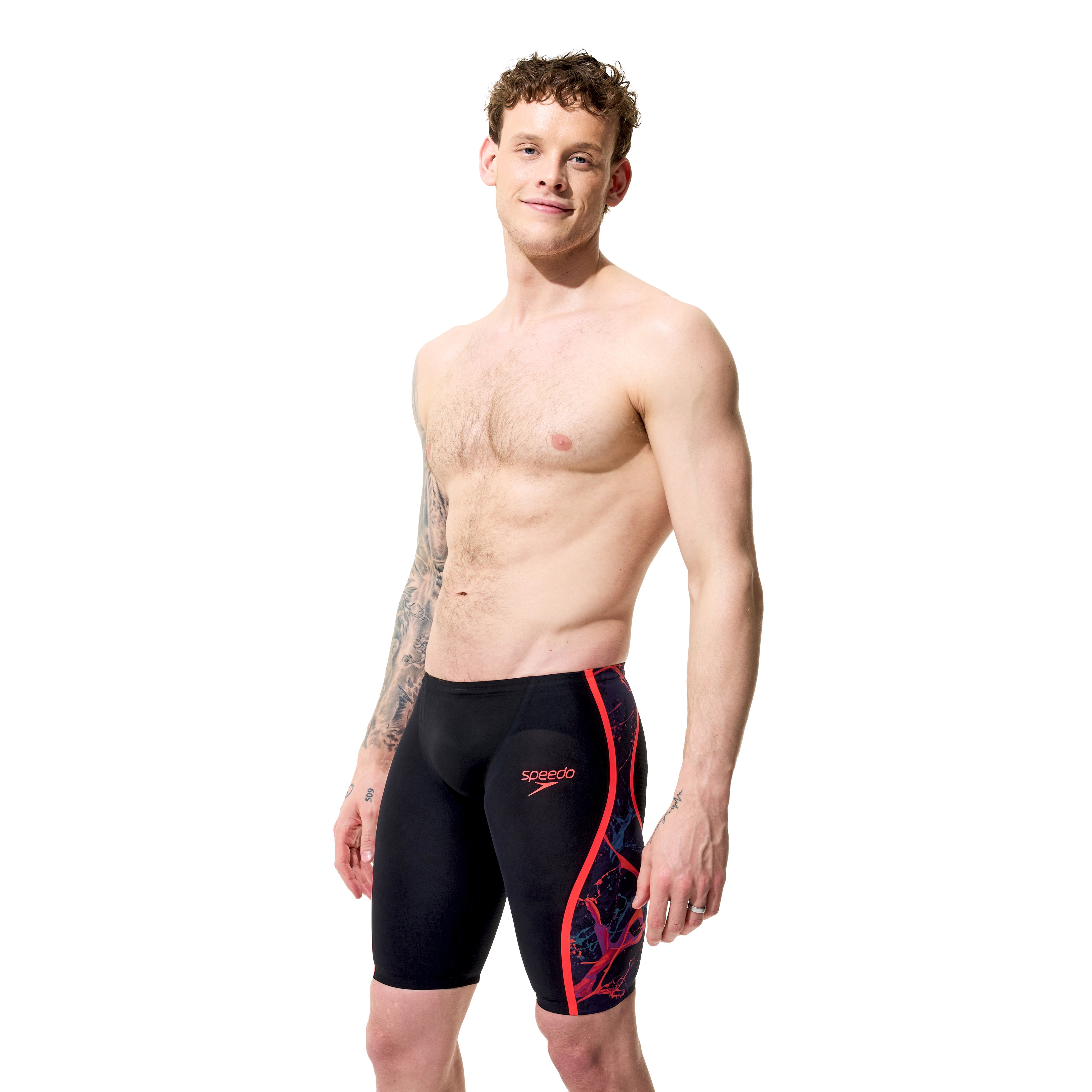 Speedo - Intent 2.0 Jammer Print Black/Red 